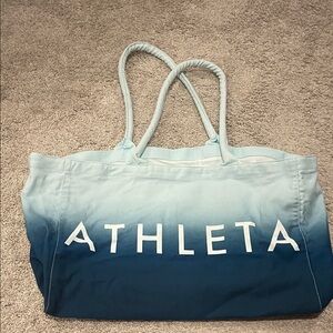 Athleta Ombre Blue Tote Bag
